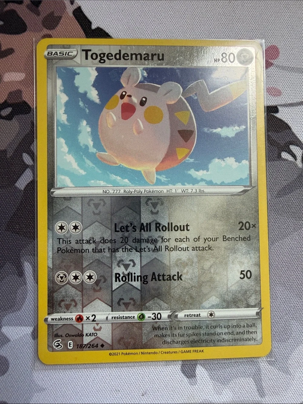 Togedemaru Pokémon Card Lot ⚡ | Reverse Holo 4 Cards ✨5/$25✨